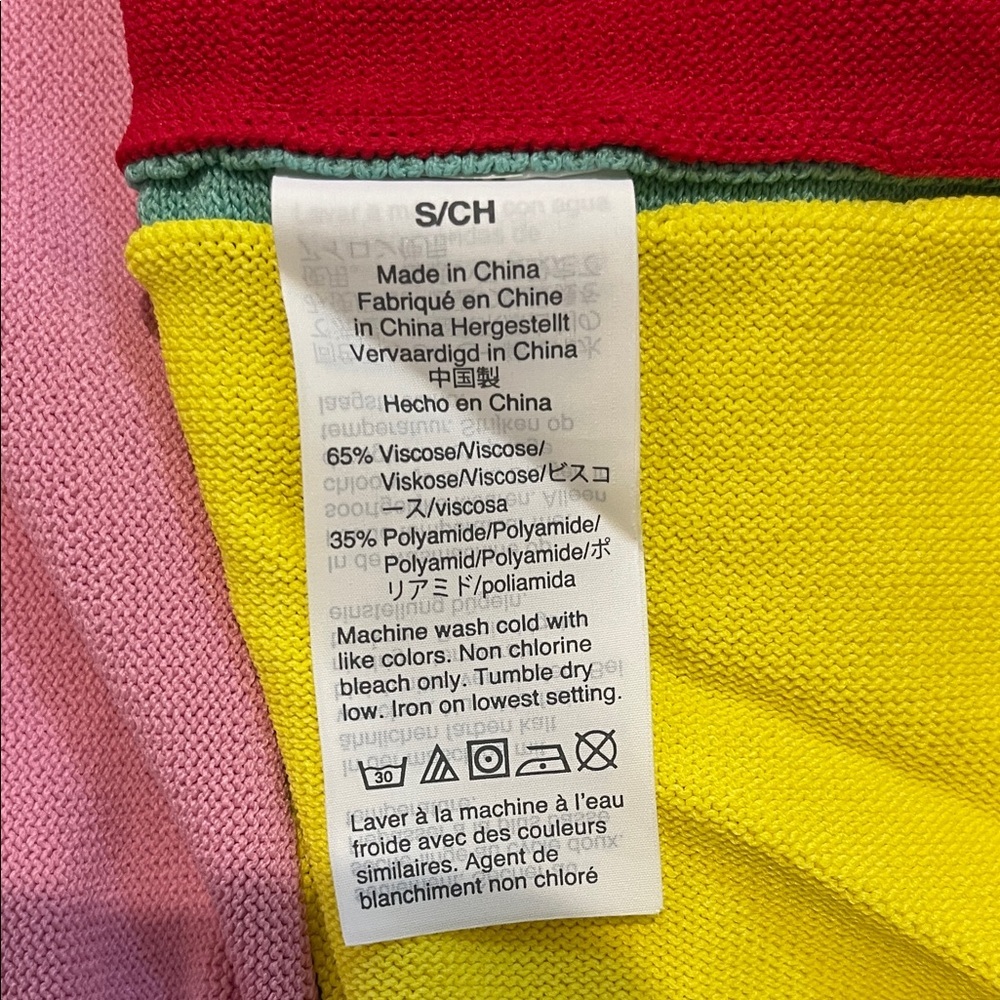 J.Crew Striped Knit Colorblock A-Line Midi Skirt - Picture 5 of 8